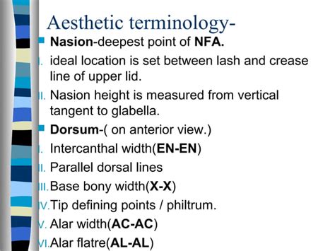 Rhinoplasty Approaches Anatomy Techniques Ppt Free Download