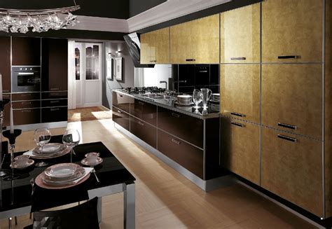 Фасады для кухни коричневого цвета - 38 фото