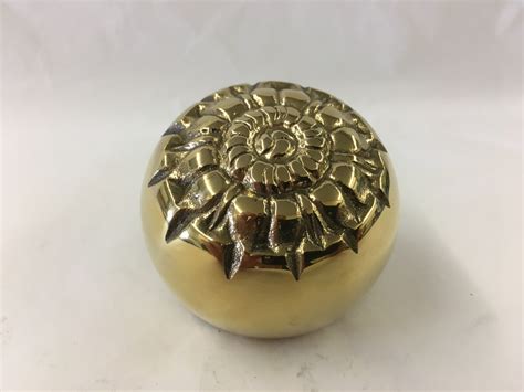 Brassfinders Polished Brass Decorative Dome End Cap 2in