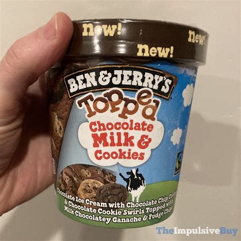 Spotted Ben Jerry S Topped Dirt Cake And Topped Chocolate Milk