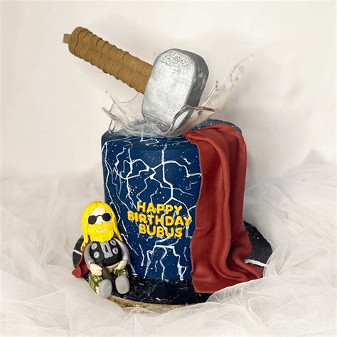 Thor Birthday Cake Ideas Images Pictures