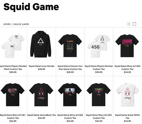 Netflix's Online Shop Launches 'Squid Game' Merchandise Collection - What's on Netflix