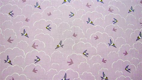 Makower UK Heather And Sage Swallows Cotton Fabric TP 2531 L Andover