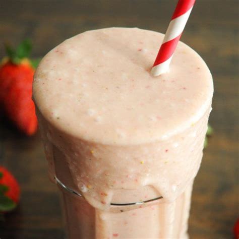 Vegan Strawberry Banana Coconut Smoothie So Yummy And Healthy