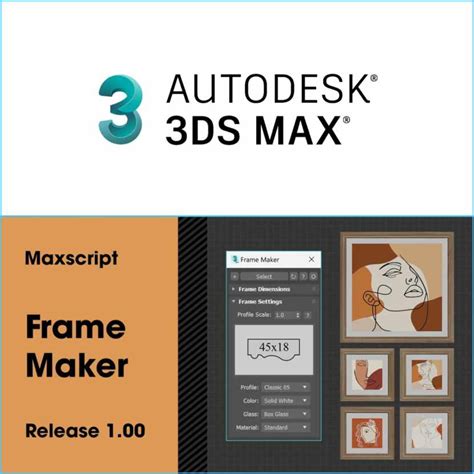 D95 Design Frame Maker Script For 3ds Max