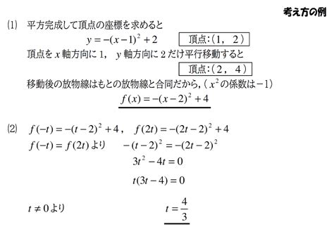 【4月新高3進研模試対策】⑨数学Ⅰ（2次関数） 赤城 ︎