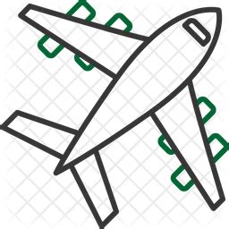 Aeroplane Icon - Download in Dualtone Style