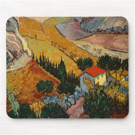 Vincent Van Gogh Landscape W House Ploughman Van Gogh Landscapes