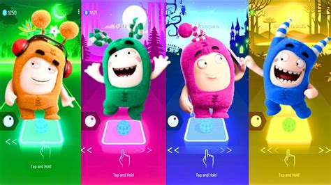 🔴oddbods 🔴 Dance Trance Part 1 🔴 Slick Vs Zee Vs Newt Vs Pogo 🔴 Tiles Hop Edm Rush Youtube