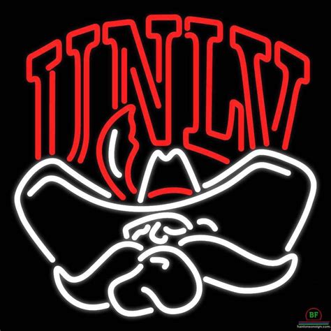 Unlv Rebels Neon Sign Ncaa Teams Neon Light Diy Neon Signs