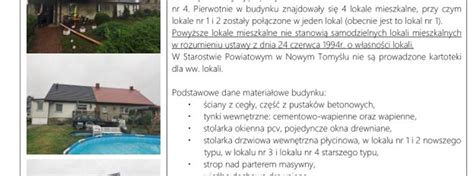 Syndyk sprzeda udział w budynku mieszkalnym Gratka pl Oferta archiwalna