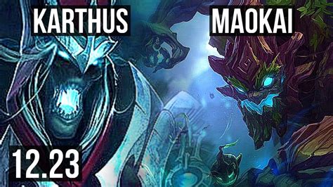 KARTHUS Vs MAOKAI JNG 600 Games 8 2 6 1 0M Mastery EUW Master