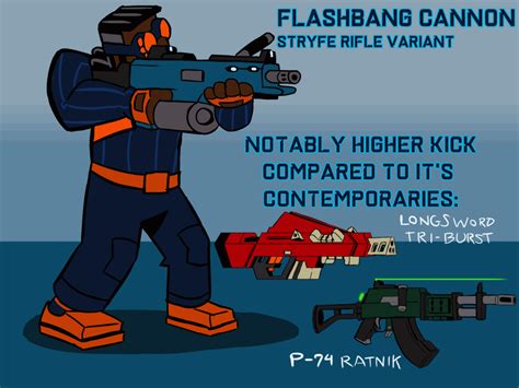 Flashbang Cannon Recoil By Pmcrofflecopter On Deviantart