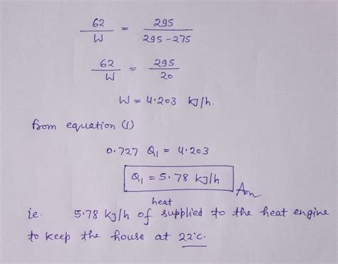 Solved 3 A Heat Engine Operates Between Two Reservoirs At 800 And 20