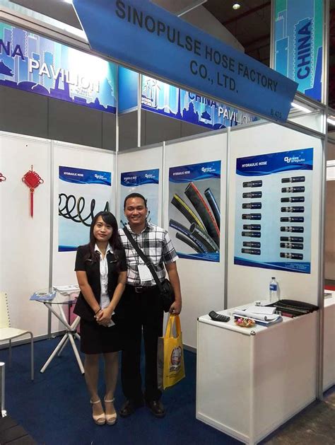 2015 Indonesia Jakarta International Expo Exhibition Sinopulse Hose Factory