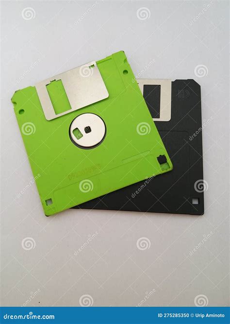 Two Old Floppy Disks Stock Photo Image Of Computer 275285350