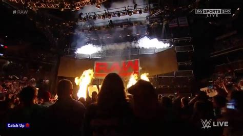 Wwe Raw Pyro 2016 After Summerslam Hd Youtube