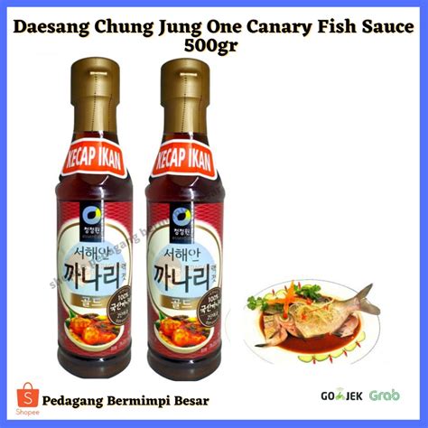 Jual Daesang Chung Jung One Canary Fish Sauce Gr Kecap Ikan Asli