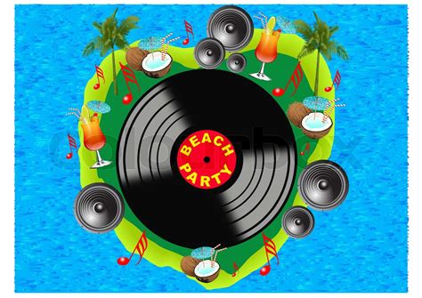 BEACH PARTY | Stock vector | Colourbox