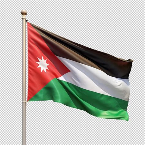 3d Realistic Flags Of United Arab Emirates On Steel Poles Isolated