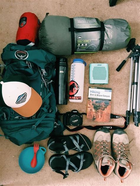 Essential Hiking Gear Packing List | Travel Accessories | Backpacking ...