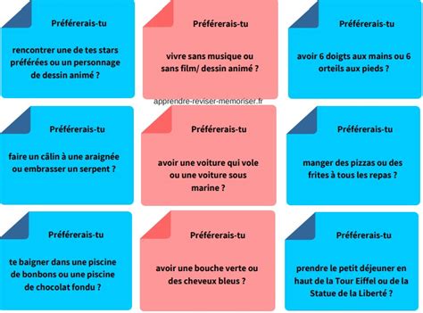 27 cartes de questions pour les enfants pour se connaître et réfléchir