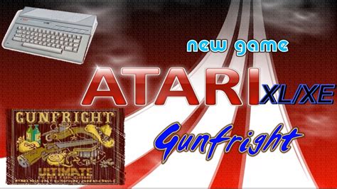 Atari XL XE New Game Gunfright YouTube