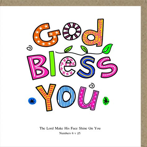 Potty Mouse Greetings Card God Bless You The Christian Shop