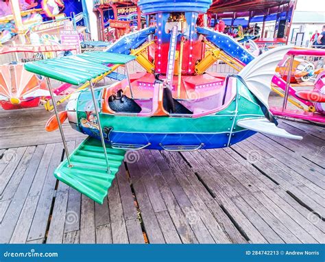 Blackpool Amusement Rides stock image. Image of ride - 284742213