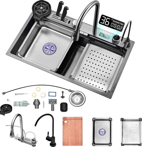 Anrain Smart Kitchen Sink With Digital Display Nano