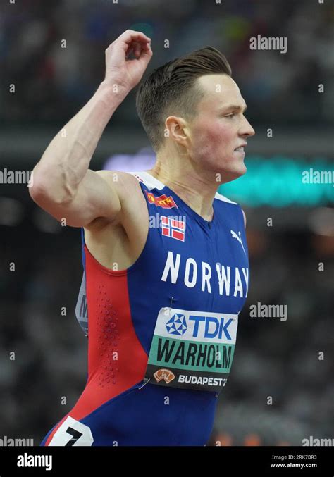 Karsten Warholm Of Nor Final Metres Hurdles Men During The World