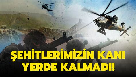 Şehitlerimizin kanı yerde kalmadı Bakan Yerlikaya duyurdu 1 i turuncu