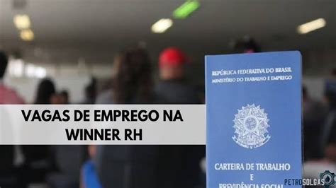 Winner RH está recrutando mais de 1 400 novos candidatos para preencher