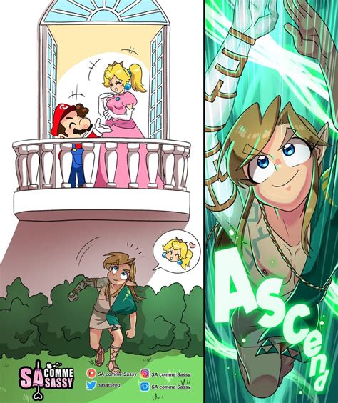 Link Princess Peach And Mario The Legend Of Zelda And 2 More Drawn