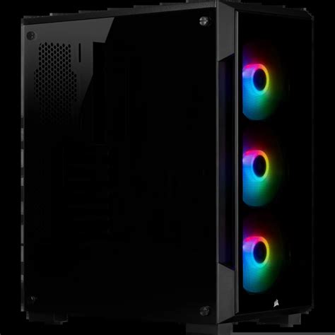 ICUE 220T RGB Tempered Glass Mid Tower Smart Case Black