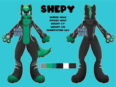 Furry Character Reference Sheet by pandadough on DeviantArt