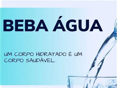 Hidrate se Os benefícios de beber água Prefeitura Municipal de Alto