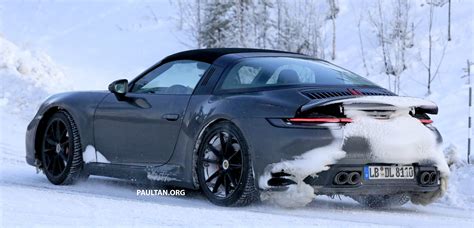 Spied 992 Porsche 911 Targa Cold Weather Testing Porsche 911 Targa 009 Paul Tan S