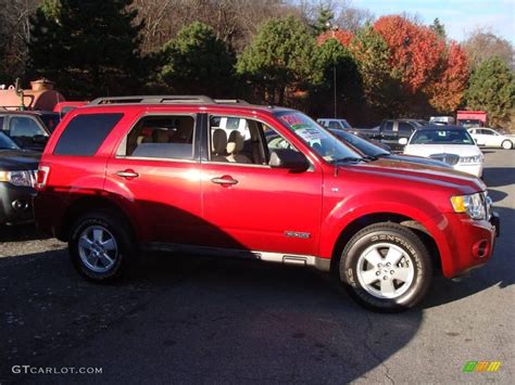 2008 Redfire Metallic Ford Escape Xlt V6 4wd 22206899 Photo 4