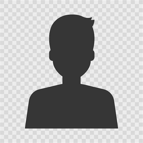 Leute Kopf Silhouette Profil Gesicht Icon Vektor Illustration