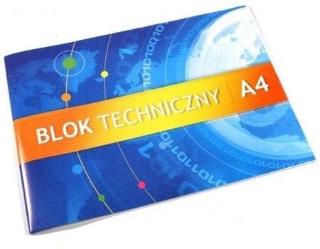 Blok Techniczny Szkolny A Kartek Bia Y Allegro Pl