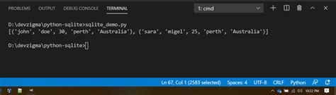 Python Sqlite Crud Example For Absolute Beginner Devzigma