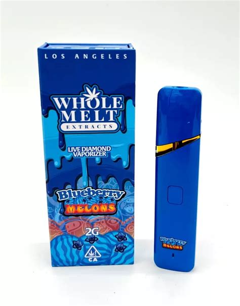 Whole Mely Blue Berry Melons Flavor Whole Melt Disposables