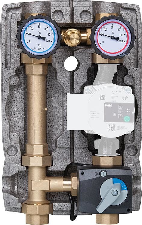 Kit De Circuit De Chauffage Easyflow DN25 R1 Avec Isolation Melangeur