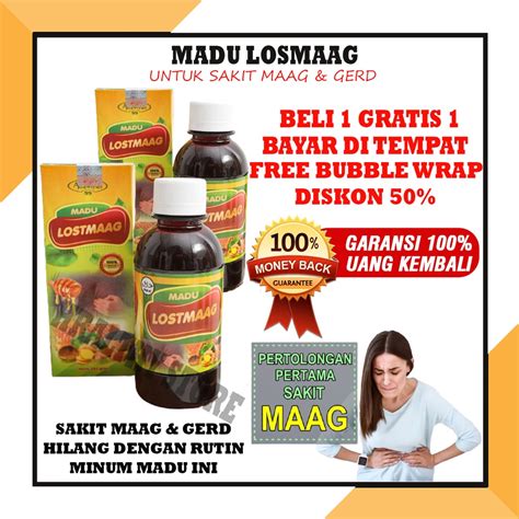 Jual Madu Lostmaag Madu Herbal Berkhasiat Meredakan Asam Lambung Gerd