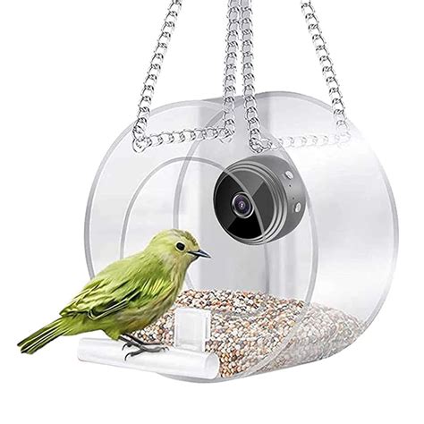 SUTENG Smart bird feeder with camera, window bird feeders, bird feeder ...