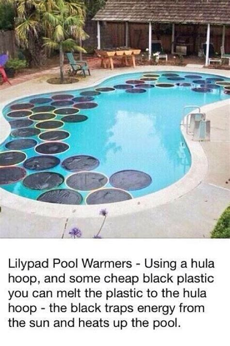 Easy Cheap Way To Heat Up The Pool Looks Cool Too Outdoor Fun