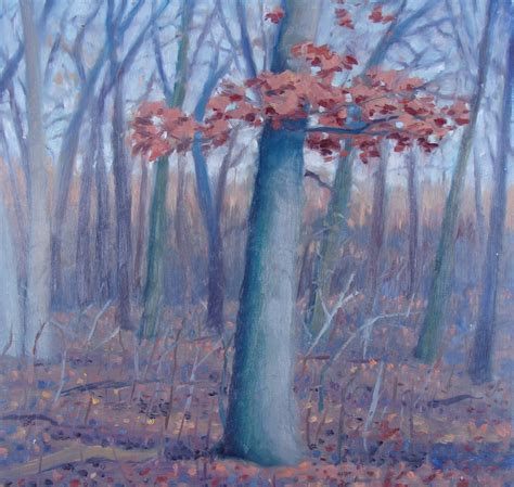 Oak Tree Late Fall original painting