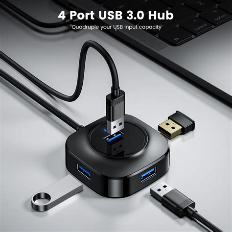 Usb Hub Usb 3 0 Hub 2 0 Multi Usb Splitter Adapter 4 Ports Speed Mini Multiple 3 Hab Usb3 0 Hub