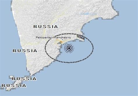 Terremoto Russia Scossa Di Magnitudo A Petropavlovsk Kamchatsky